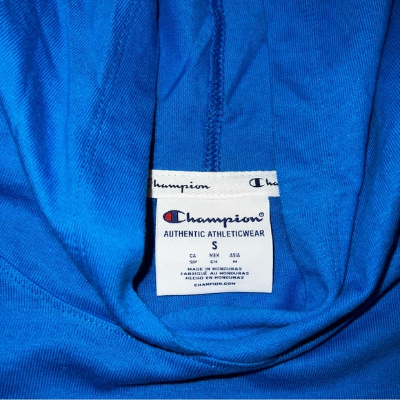 Champion| Middleweight T-shirt Hoodie |Blue Jay |Sketches| Small - Picture 5 of 5